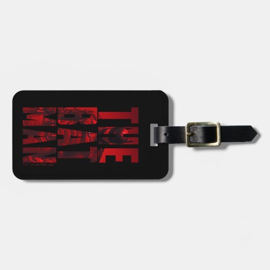 De Batman Typography Cutout Bagagelabel (Voorkant horizontaal)