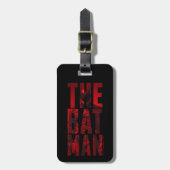 De Batman Typography Cutout Bagagelabel (Voorkant verticaal)