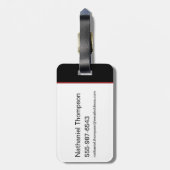 De Batman Typography Cutout Bagagelabel (Achterkant verticaal)