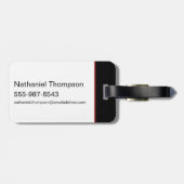 De Batman Typography Cutout Bagagelabel (Achterkant horizontaal)