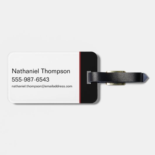 De Batman Typography Cutout Bagagelabel (Achterkant horizontaal)