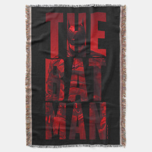 De Batman Typography Cutout Deken