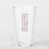 De Batman Typography Cutout Glas (Achterkant)