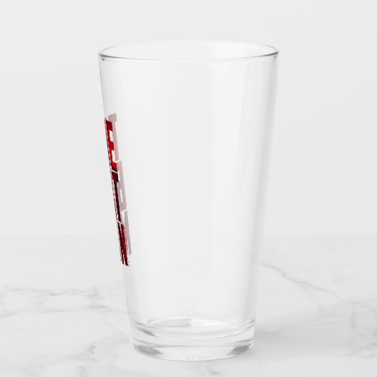 De Batman Typography Cutout Glas (Links)