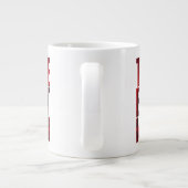 De Batman Typography Cutout Grote Koffiekop (Achterkant)