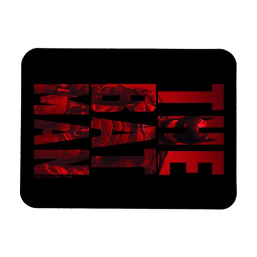 De Batman Typography Cutout Magneet (Horizontaal)