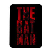De Batman Typography Cutout Magneet (Verticaal)