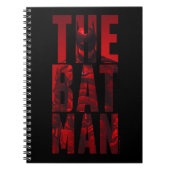 De Batman Typography Cutout Notitieboek (Voorkant)