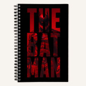 De Batman Typography Cutout Notitieboek (Voorkant)