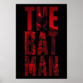 De Batman Typography Cutout Poster (Voorkant)