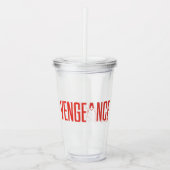 De Batman Vengeance Silhouette Acryl Drinkbeker (Voorkant)