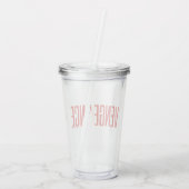 De Batman Vengeance Silhouette Acryl Drinkbeker (Achterkant)