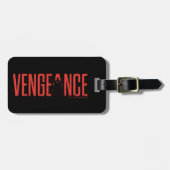 De Batman Vengeance Silhouette Bagagelabel (Voorkant horizontaal)