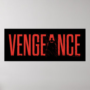 De Batman Vengeance Silhouette Poster