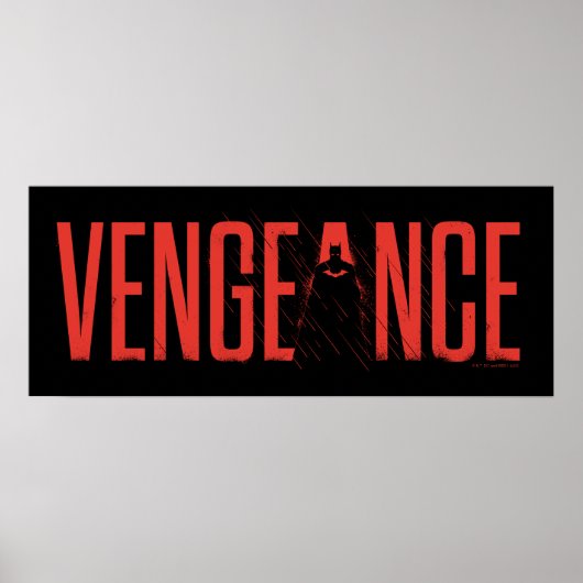De Batman Vengeance Silhouette Poster (Voorkant)