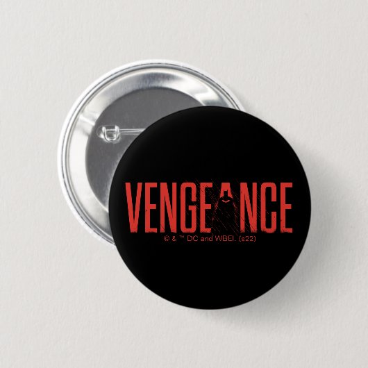 De Batman Vengeance Silhouette Ronde Button 5,7 Cm (Voorkant /achterkant)