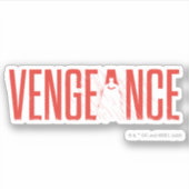 De Batman Vengeance Silhouette Sticker (Voorkant)