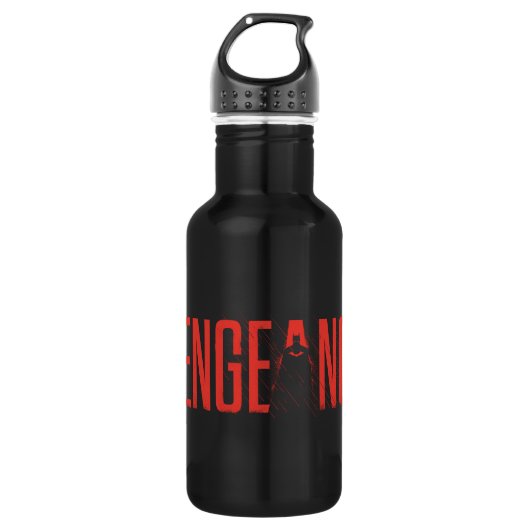 De Batman Vengeance Silhouette Waterfles (Voorkant)