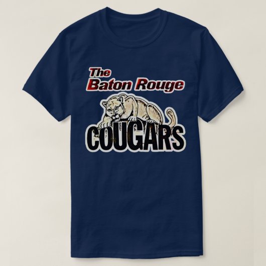 De Baton Rouge Cougars Honkbal T-shirt (Design voorkant)
