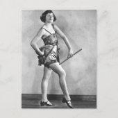 De  Baton Twirler Vaudeville Dancer Briefkaart (Voorkant)