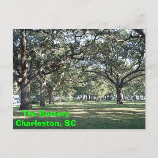 De batterij briefkaart (Voorkant)