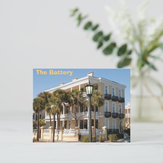 De batterij briefkaart (Staand voorkant)