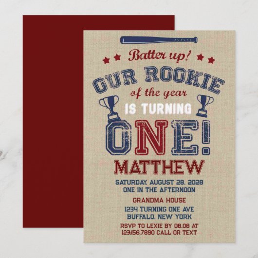 De batterij omhoog ons kleine koekje draait één kaart (Voorkant / Achterkant)