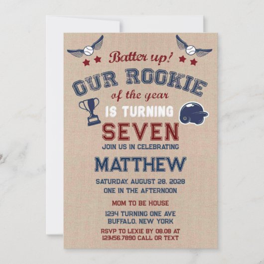 De batterij omhoog ons kleine koekje draait het to kaart (Voorkant)