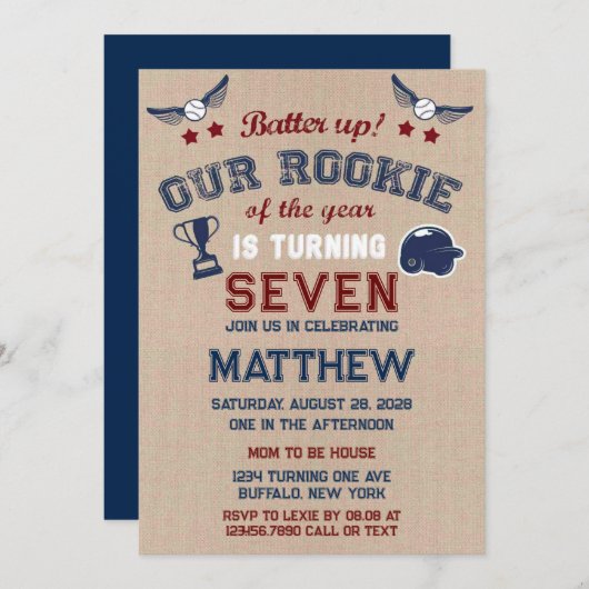 De batterij omhoog ons kleine koekje draait het to kaart (Voorkant / Achterkant)