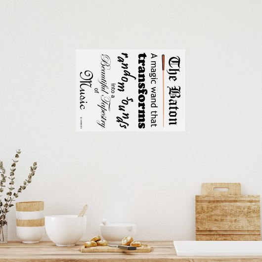 De batterij poster (Keuken)