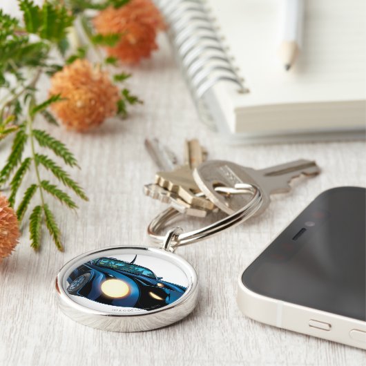 De batterij sleutelhanger (Zijkant)