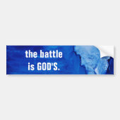 DE BATTLE BUMPERSTICKER (Voorkant)
