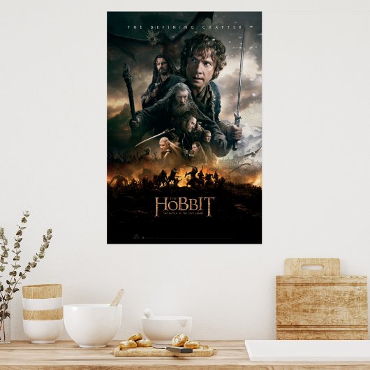 DE BATTLE VAN VIJF ARMIES™-oorlog Poster (Keuken)