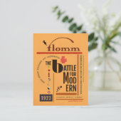 de BATTLE voor MODern Sachplakat Briefkaart (Staand voorkant)