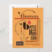 de BATTLE voor MODern Sachplakat Briefkaart (Voorkant / Achterkant)