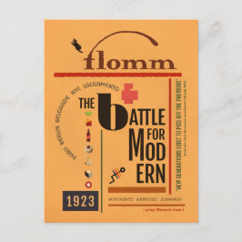 de BATTLE voor MODern Sachplakat Briefkaart