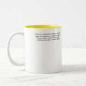 De Baub Show 15 oz koffie-Mok Tweekleurige Koffiemok (Links)