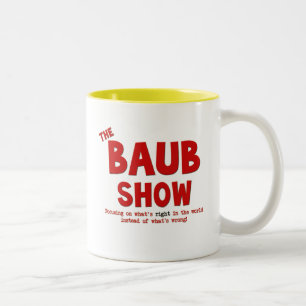 De Baub Show 15 oz koffie-Mok Tweekleurige Koffiemok