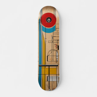 de Bauhaus geest in elke kickflip en grind Persoonlijk Skateboard