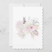 De Bautizo Rosas Personalizadas Kaart (Achterkant)