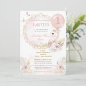 de Bautizo Y Primer Añito Cisne Kaart (Staand voorkant)