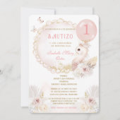 de Bautizo Y Primer Añito Cisne Kaart (Voorkant)