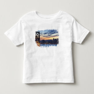 De Bay Bridge vanuit Treasure Island Kinder Shirts