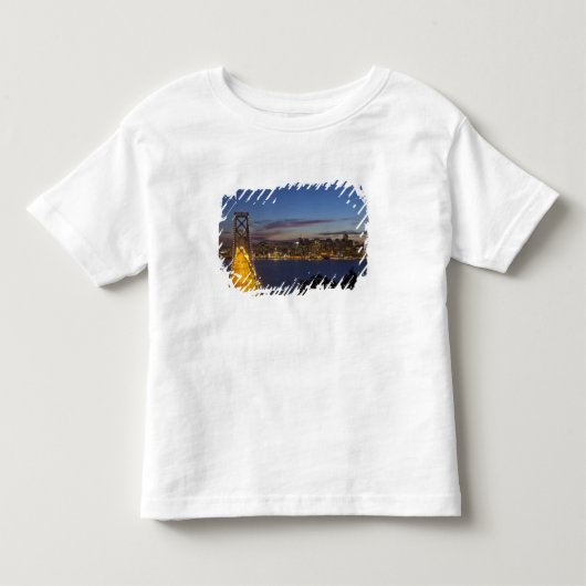 De Bay Bridge vanuit Treasure Island Kinder Shirts (Voorkant)