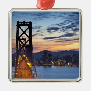 De Bay Bridge vanuit Treasure Island Metalen Ornament