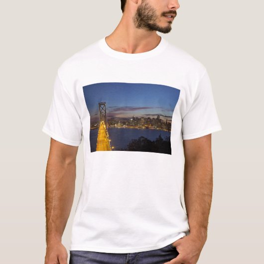 De Bay Bridge vanuit Treasure Island T-shirt (Voorkant)