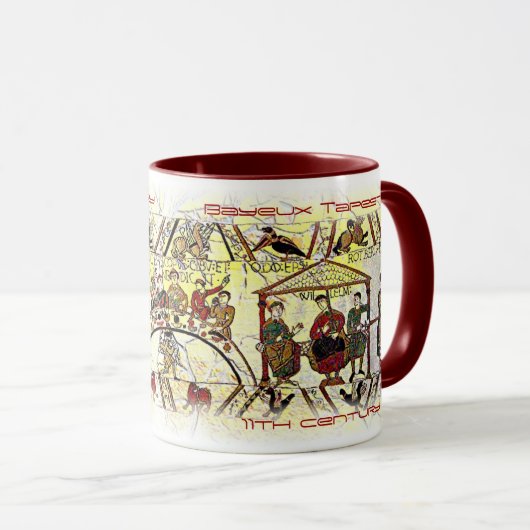 De Bayeux Tapestry-11th Century Mok (Voorkant rechts)