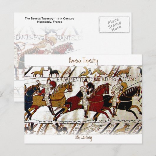 De Bayeux Tapestry a2 Briefkaart (Voorkant / Achterkant)