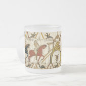 De Bayeux Tapestry III Matglas Koffiemok (Voorkant links)