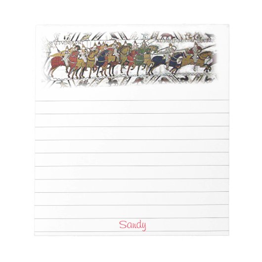 De Bayeux Tapestry Notitieblok (Voorkant)